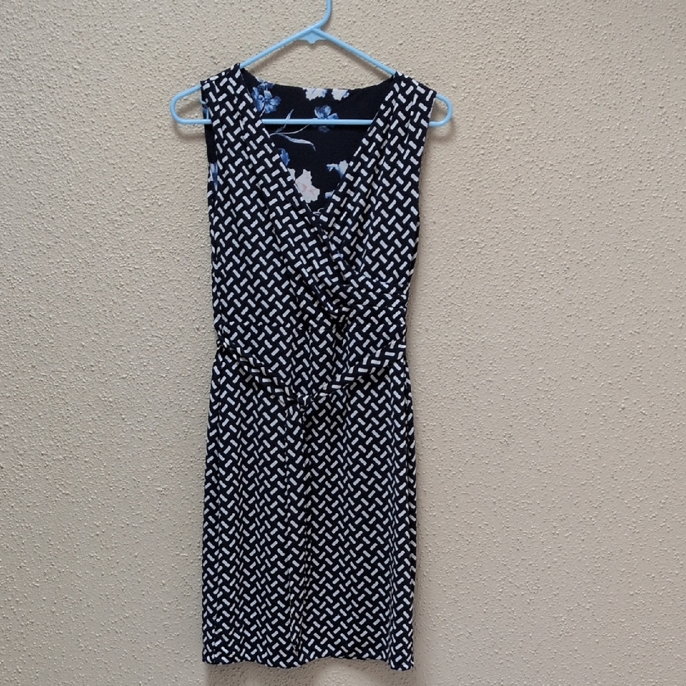 Chic Two Sided Midi Dress